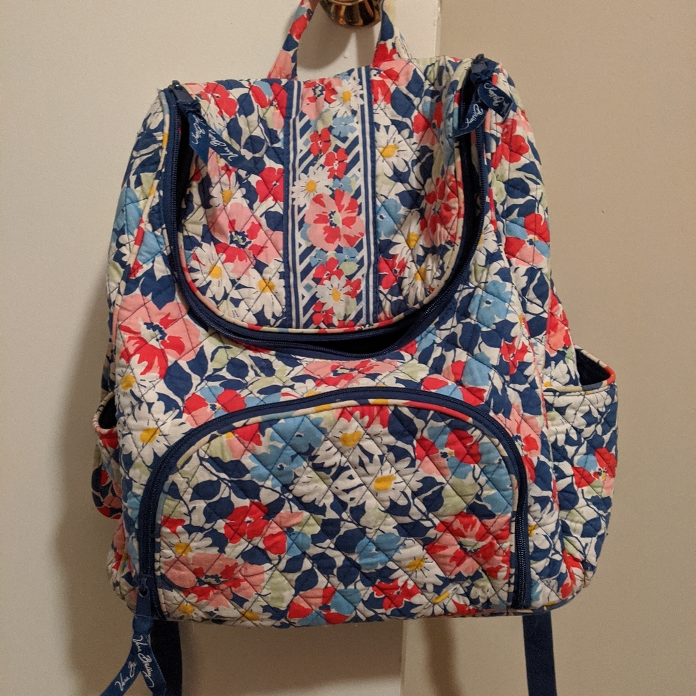 Vera Bradley Floral Backpack Medium Size